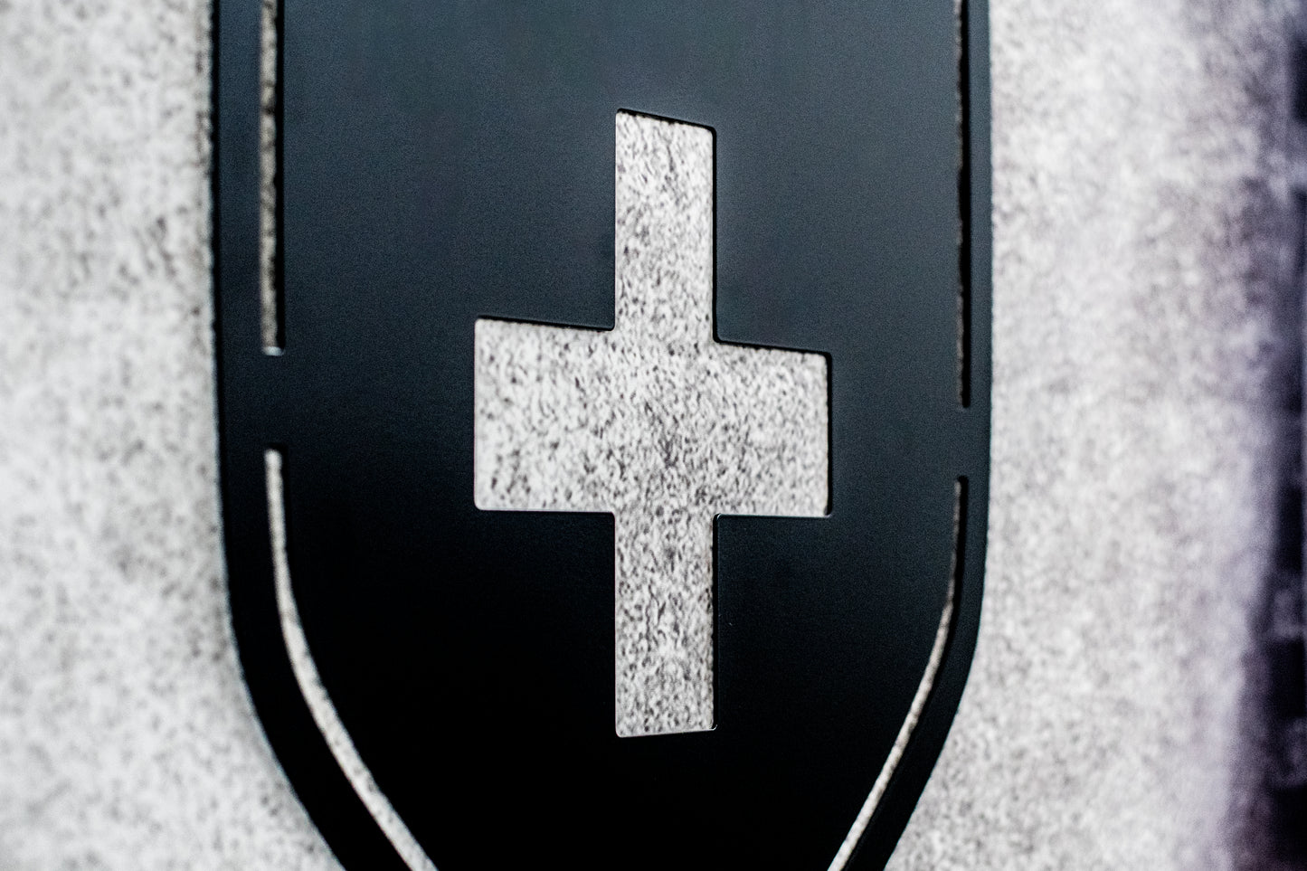 Schweiz Wappen Stahl